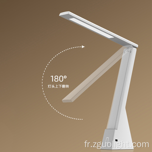 Pliant lampe de bureau LED Protection des yeux Lumière de lecture